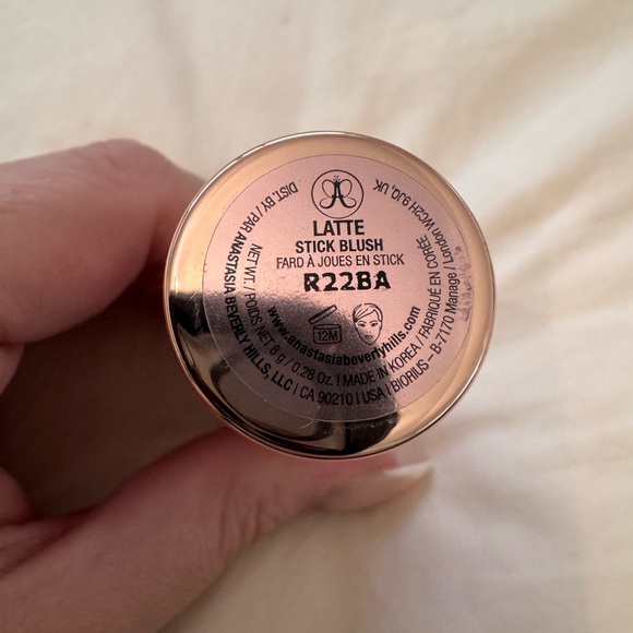 Auth.✅ ABH Full Size Stick Blush in shade “Latte”🩷 - Picture 6 of 6